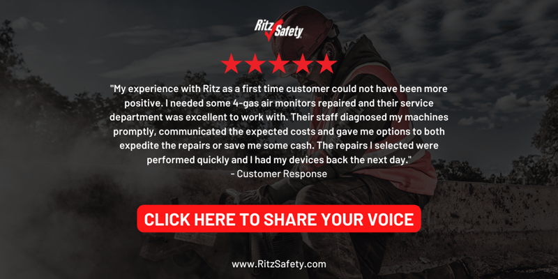 My experience with Ritz as a first time customer could not have been more positive. I needed some 4-gas air monitors repaired and their service department was excellent to work with. Their staff diagnosed