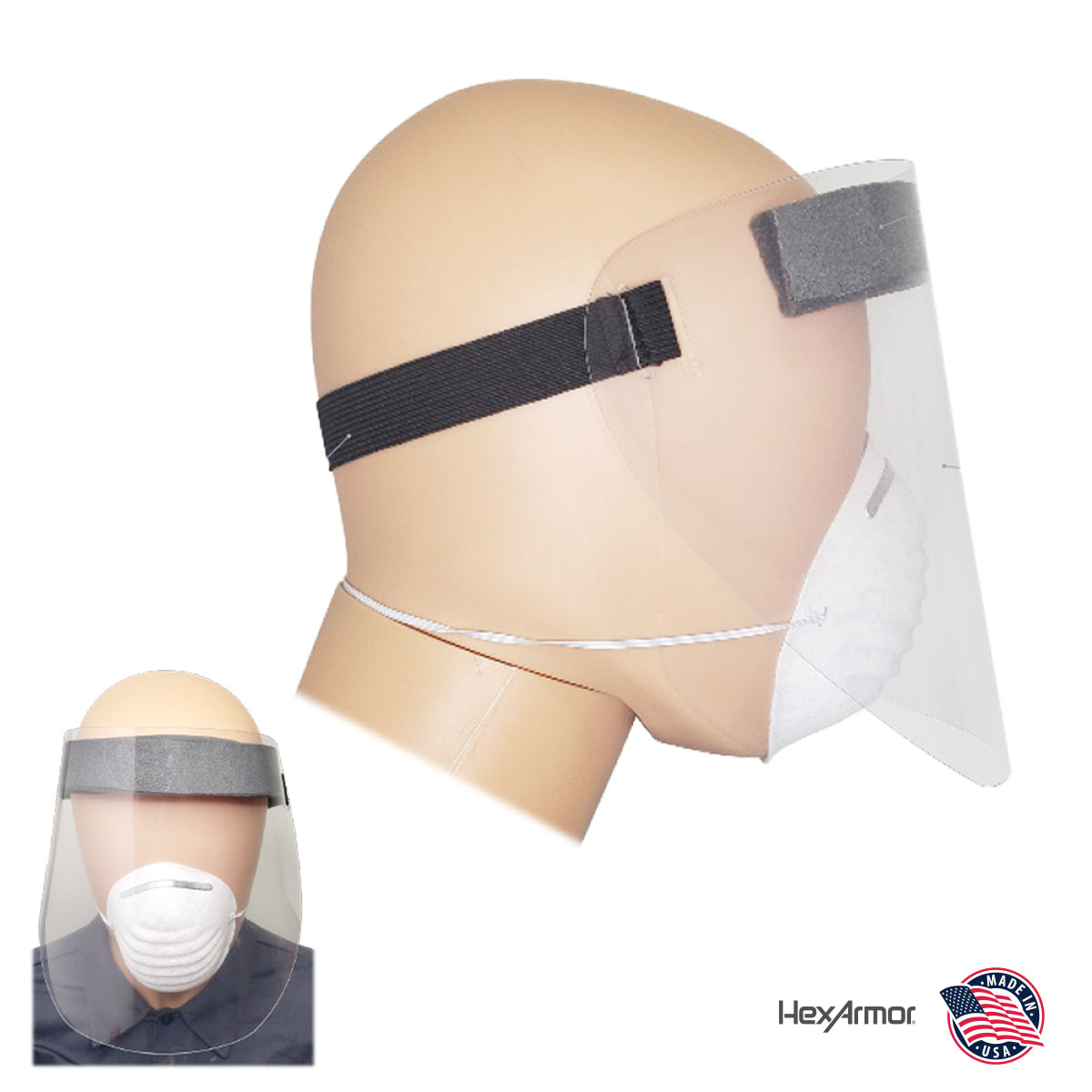 HEX1712050 - Full Face Protector All Views